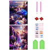 2Pcs/set Diamond Painting-5D Full Round Drill Fantasy Path(40*30 CM)