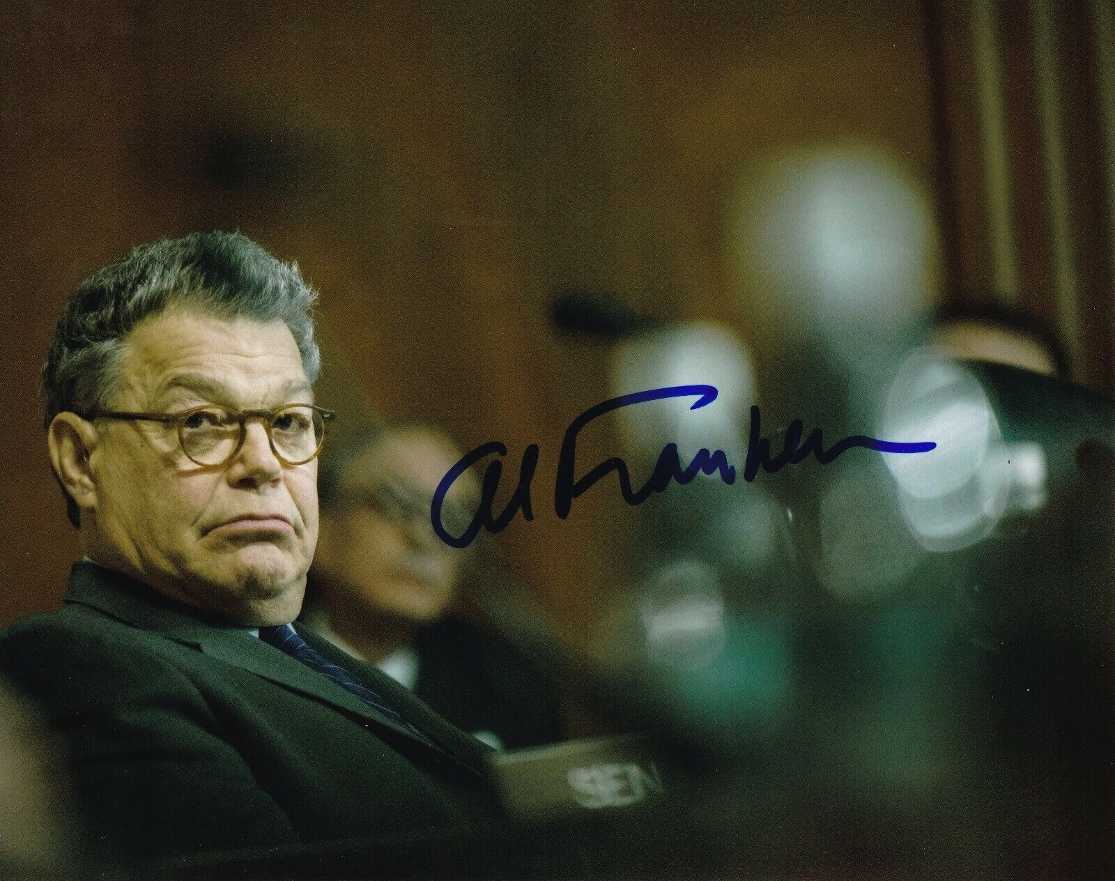 Al Franken REAL SIGNED Photo Poster painting #2 COA Autographed Saturday Night Live SNL Senator