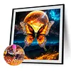 Diamond Painting -DIY Round Drill Butterfly Moon(40x40cm)