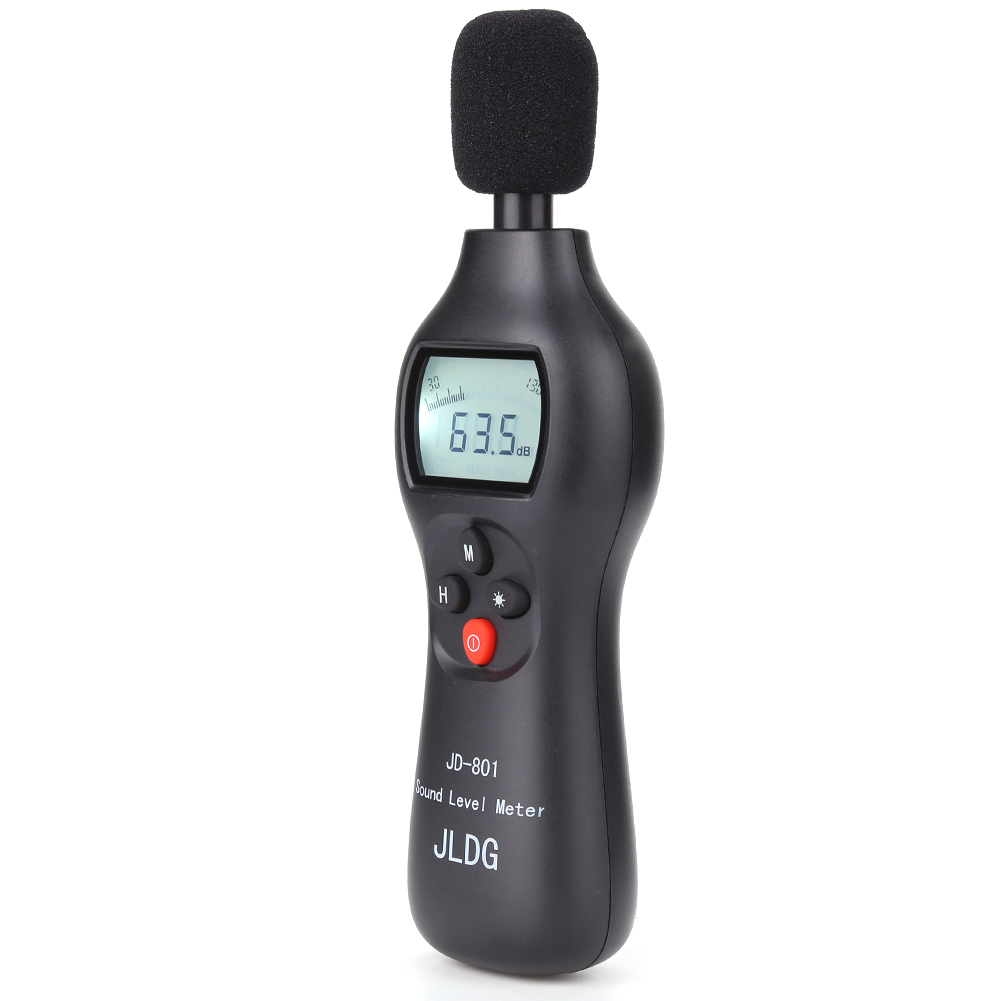 

JD-801 30-130dB Noise Tester Digital Audio Sound Level Meter with ON OFF, 501 Original