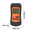 Two Pins Wood Moisture Meter Digital Paper Humidity Tester Wall Hygrometer