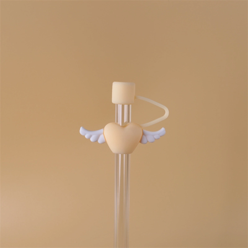 10mm Glass Straw Cap Dust Cover Stainless Steel Straw Dust Cover Dust Plug 10mm Large Diameter Milk Tea