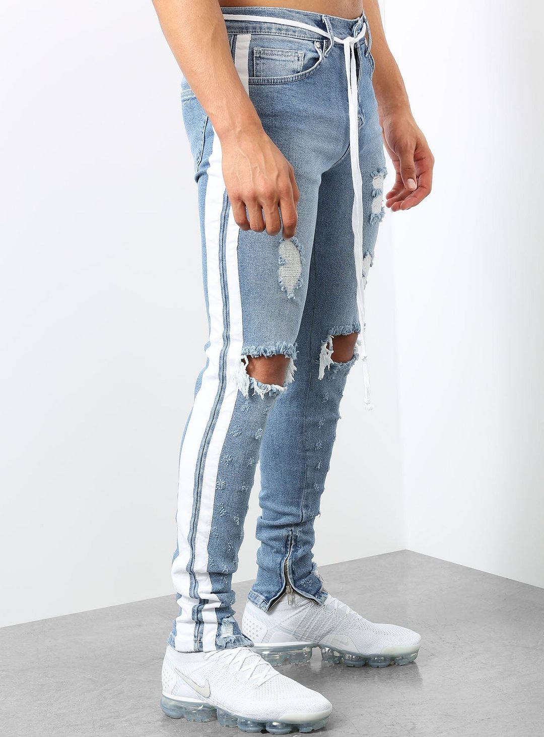 double striped jeans v2