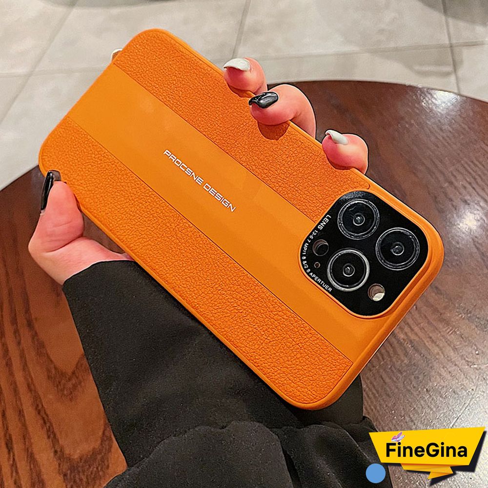 White Casual Street Letter Print Patchwork Phone Case