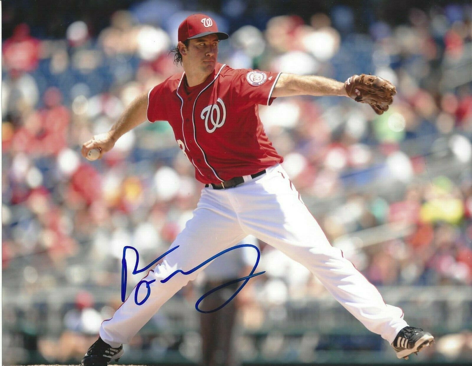 Ross Ohlendorf Autographed 8x10 Washington Nationals#S962