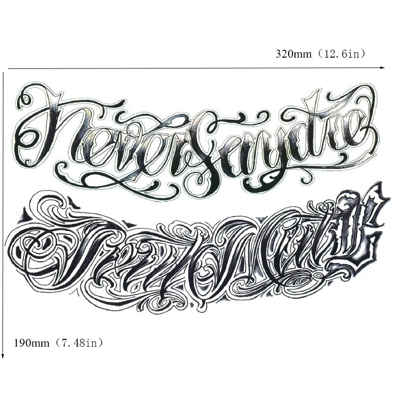 1 Sheet Chest Body Tattoo Temporary Waterproof Sanskrit Mandala Tatto Decal Waist Art Tatoo Sticker Women