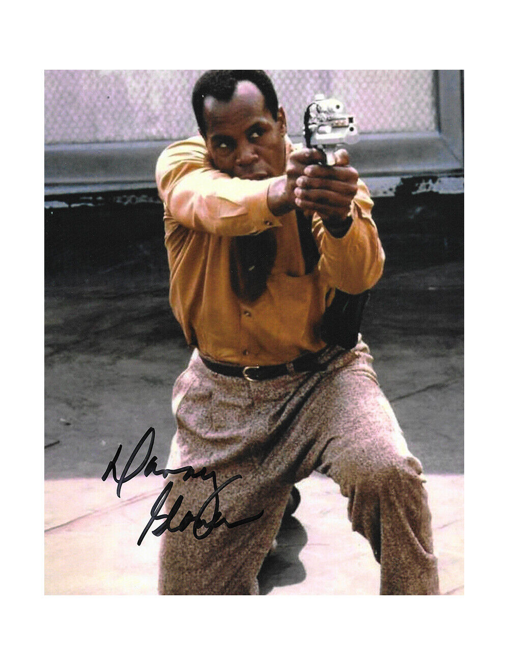 8x10 Predator 2 Print Signed by Danny Glover 100% Authentic + COA