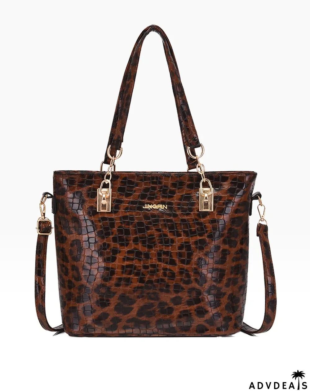 Fashionable crocodile pattern six-piece bag retro portable pillow bag one-shoulder Messenger large-capacity women's bag