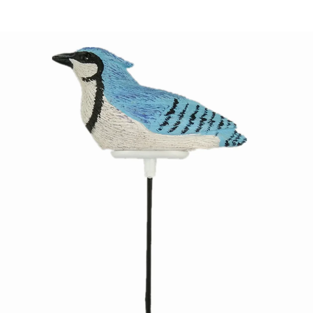 Soil Water Tester Bird Shape Flower Pot Moisture Sensor Farm Meter (Blue)