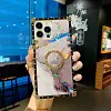 2023 Luxury Laser Marble Pattern Ring Holder Protective Case For iPhone & Samsung