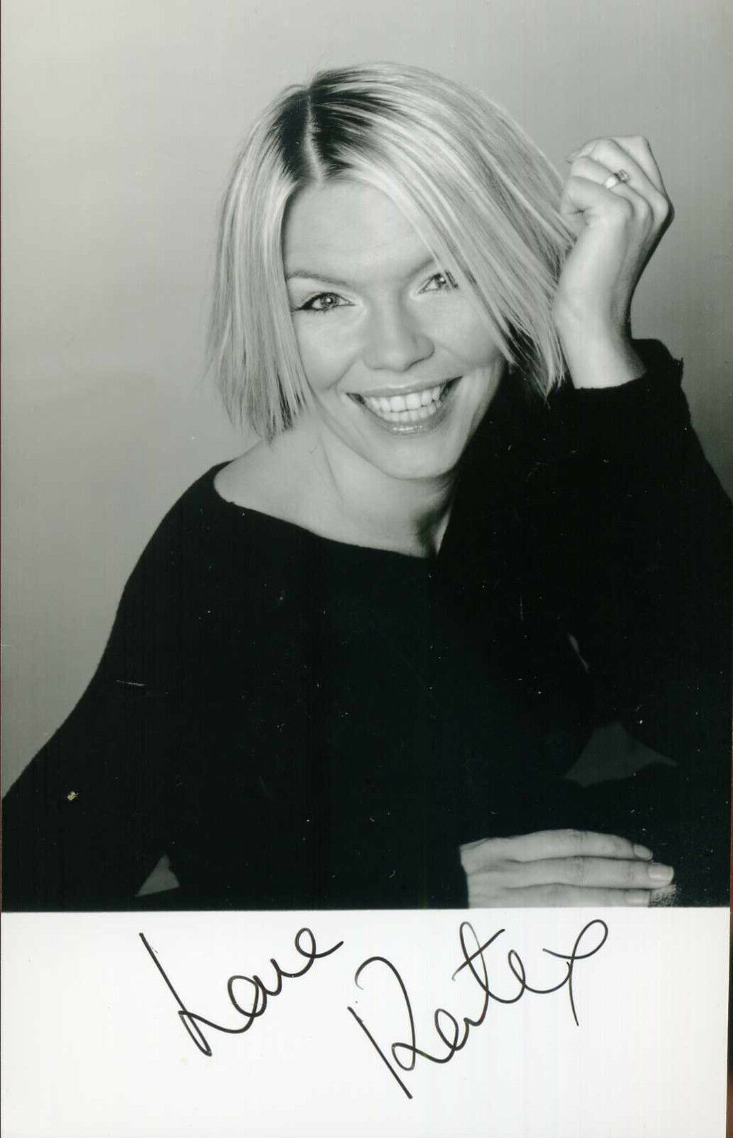 KATE THORNTON Signed Photo Poster paintinggraph - TV Presenter & Journalist - preprint