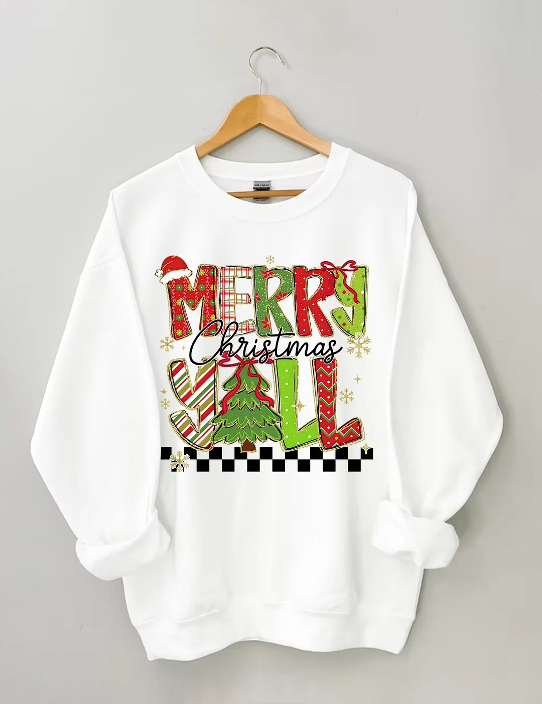 Merry Christmas Y&rsquo;all Sweatshirt