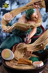 Pop Max Scale Eating noodles Roronoa Zoro & Sunny Doll - ONE PIECE Resin Statue - Super Bomb Studio