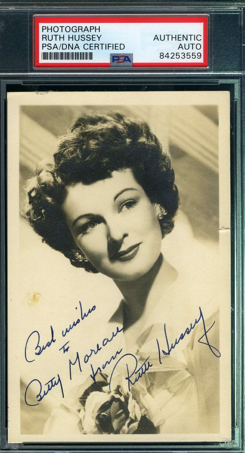 Ruth Hussey PSA DNA Coa Signed Photo Poster painting Postcard Autograph