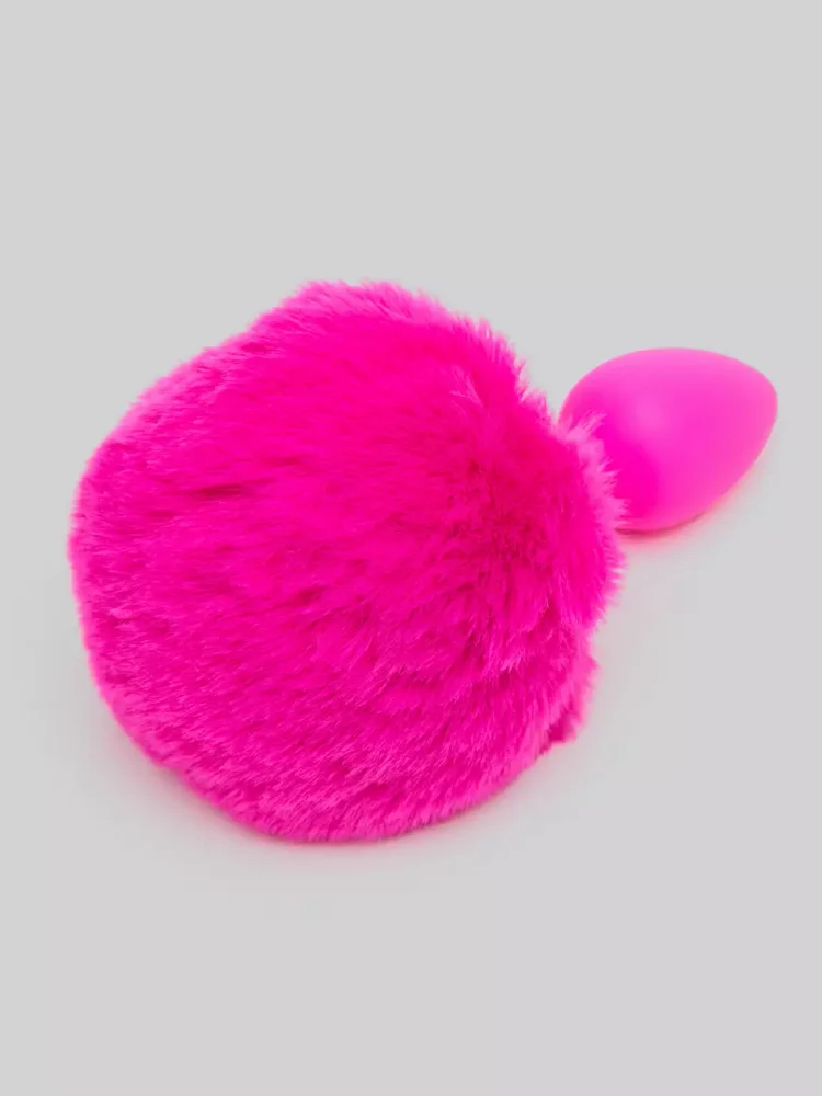 Silicone Small Bunny Tail Butt Plug