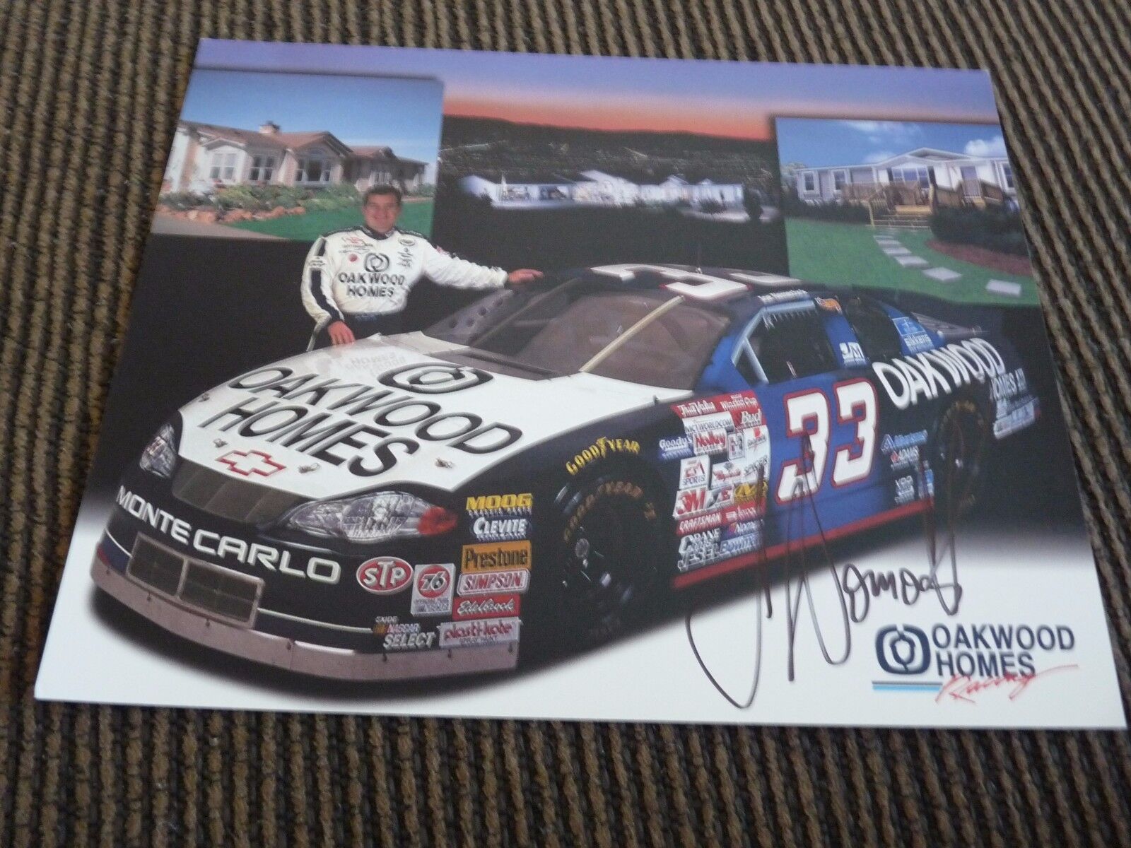 Joe Nemechek Signed Autographed Nascar 8 x 10