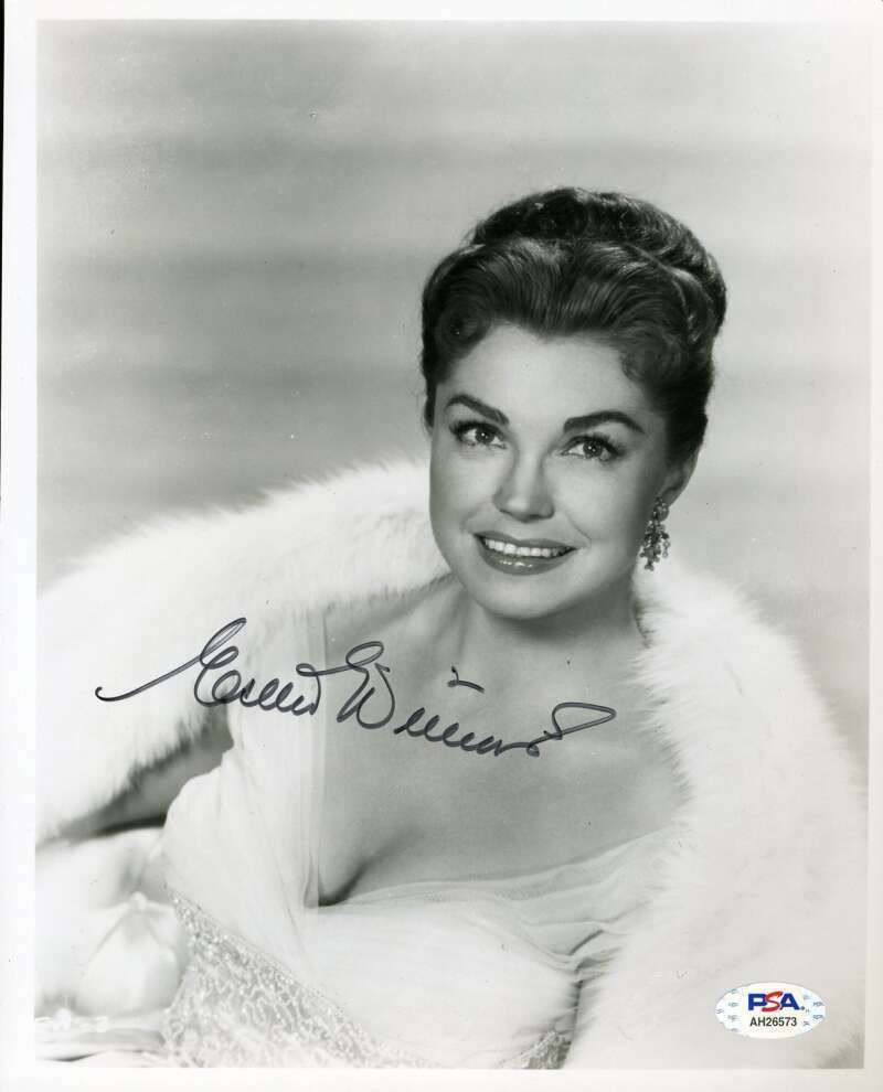 Esther Williams PSA DNA Coa Signed 8x10 Photo Poster painting Autograph