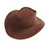 Women's Vintage Stylish Western Cowboy Hat For Festive And Casual Wear by Inlyline