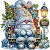 (US Only)6pcs Xmas Gnome - Diamond Painting - Partial Special Shaped Drill (Canvas|30*30cm)