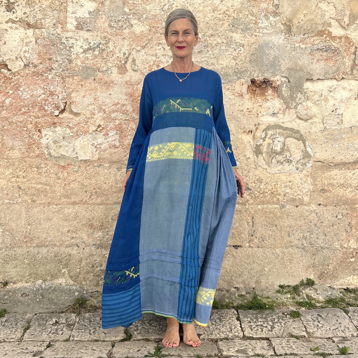 Vacation printed loose dress 230