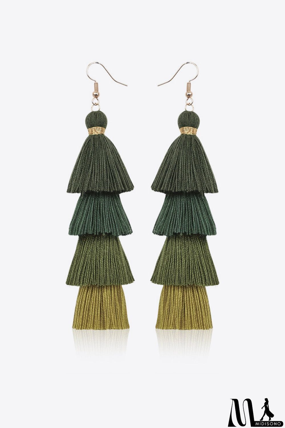 MidiSono - Layered Tassel Earrings