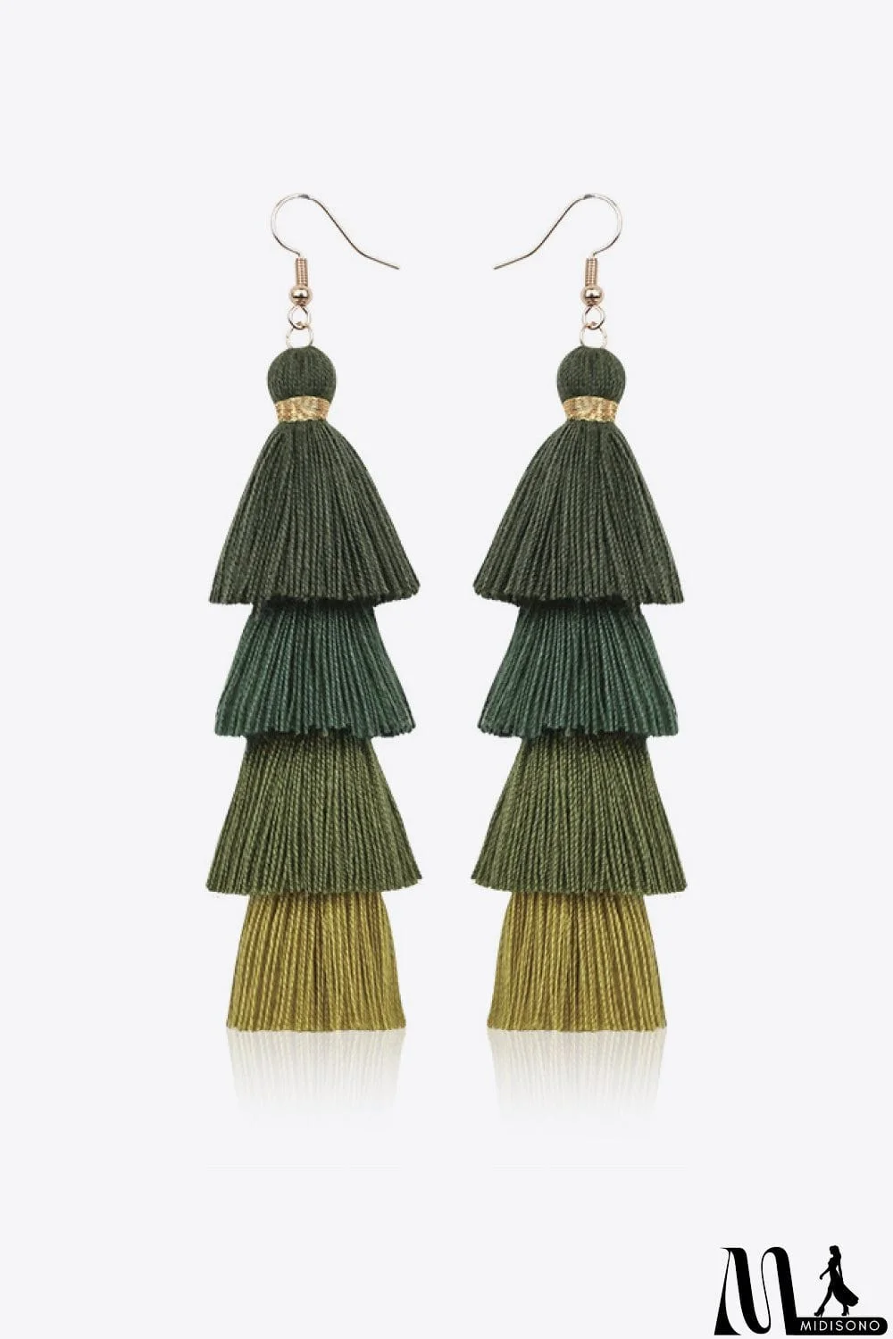 MidiSono - Layered Tassel Earrings