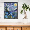 Van Gogh - Blue Rose-11CT Stamped Cross Stitch 40*50cm/15.75*19.69in