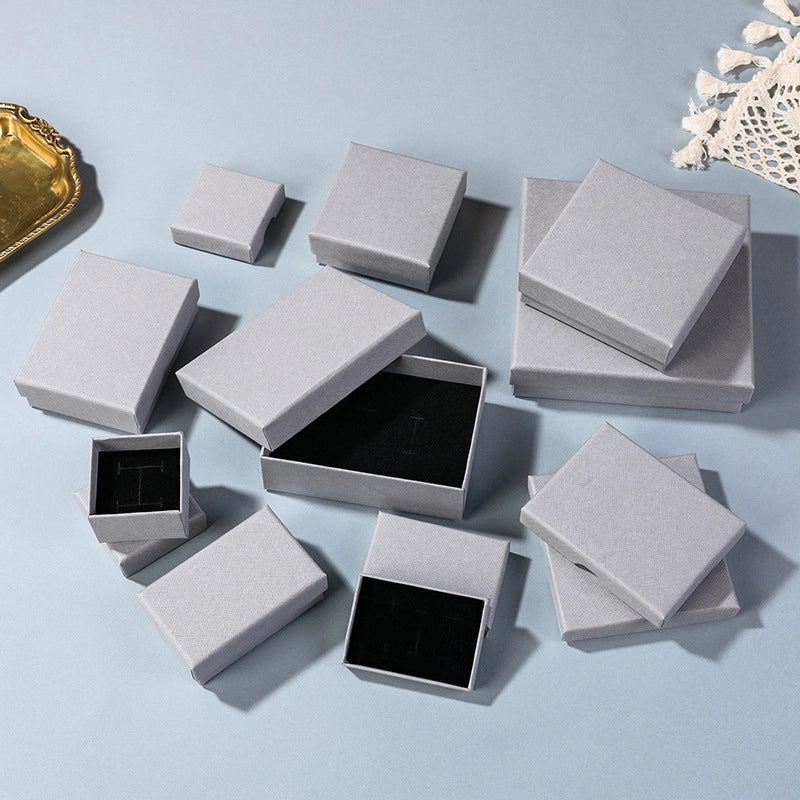 1 Piece Paper Basic Minimalist Holiday Daily Square Jewelry Boxes3