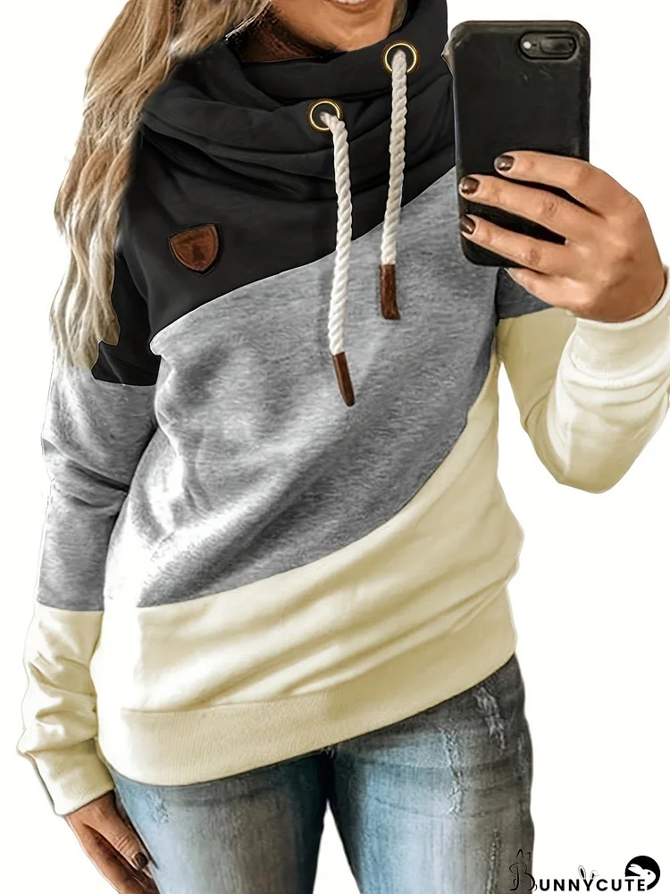 Women's Plus Size Colorblock Pullover