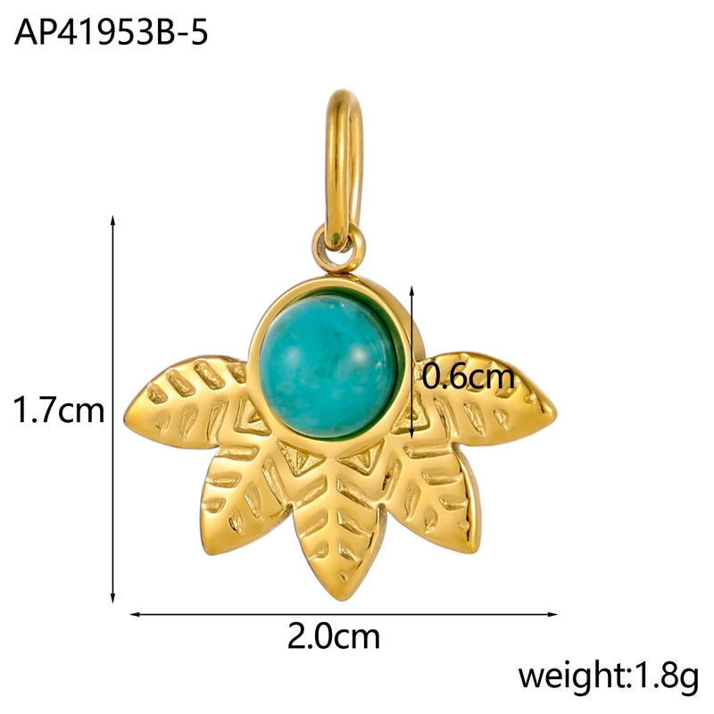 1 Piece 20 * 10mm 304 Stainless Steel Oval Pendant Jewelry Accessories