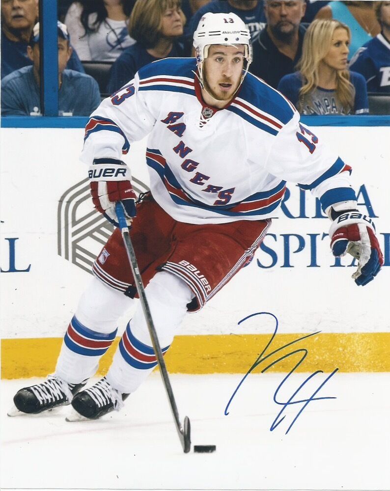 New York Rangers Kevin Hayes Autographed Signed 8x10 NHL Photo Poster painting COA A