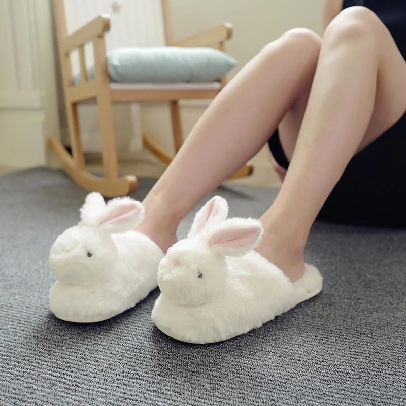 Kawaii Fluffy Bunny Slippers SP1711335