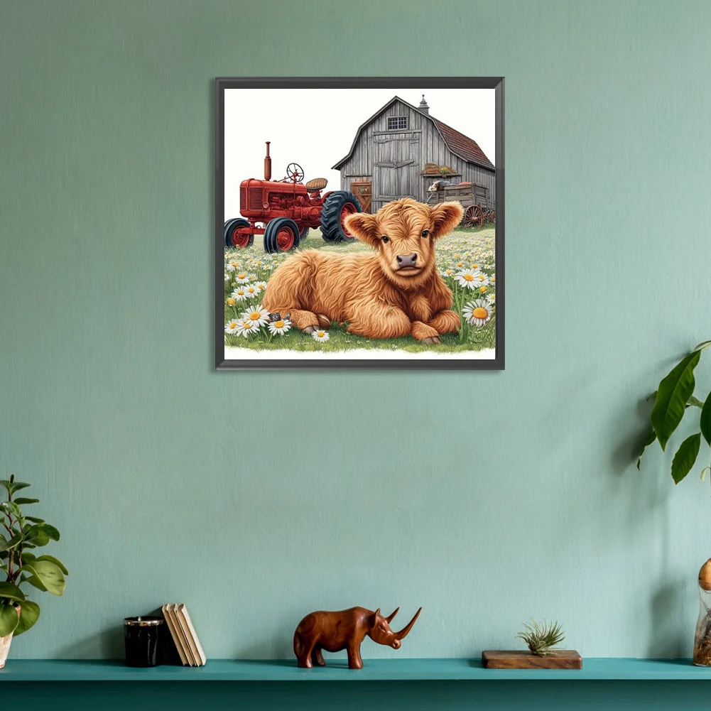 Diamond Painting - Full Round Drill - Calf(Canvas|30*30cm)