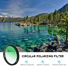 52MM CPL Filter for Phone, Clip-on Circular Polarizer Lens Filter, Ultra Slim Multi-Coated CPL Lens Filter