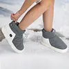 Unisex Winter Heated Shoes Rechargeable Electric Heating Slippers Thermal Shoes