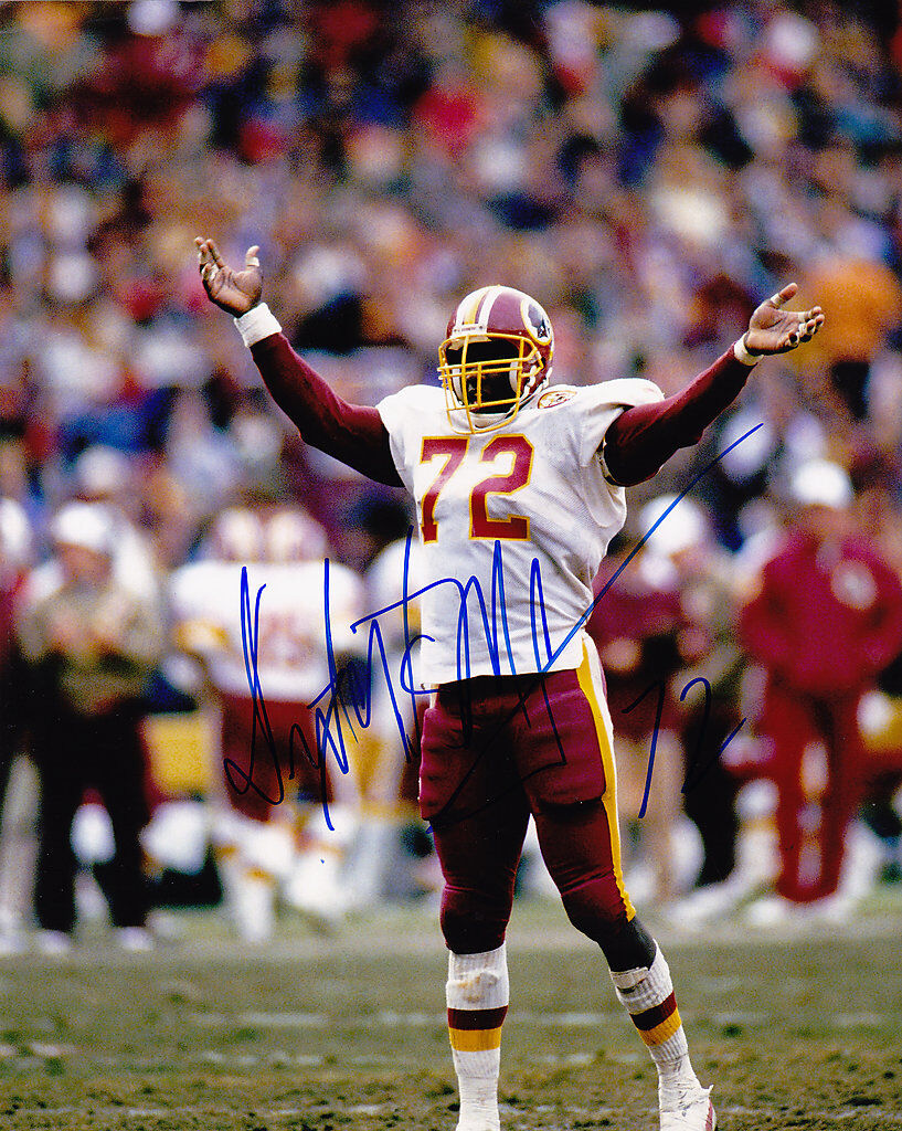 DEXTER MANLEY WASHINGTON REDSKINS ACTION SIGNED 8x10