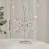 Crystal Acrylic Christmas's Tree Hanging Decors 