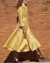 Elegant Long Sleeve Tie Shirt Dress