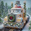 Snowman-Special Shaped Diamond Painting