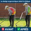 Extension de poign&eacute;e ergonomique pour d&eacute;sherbant