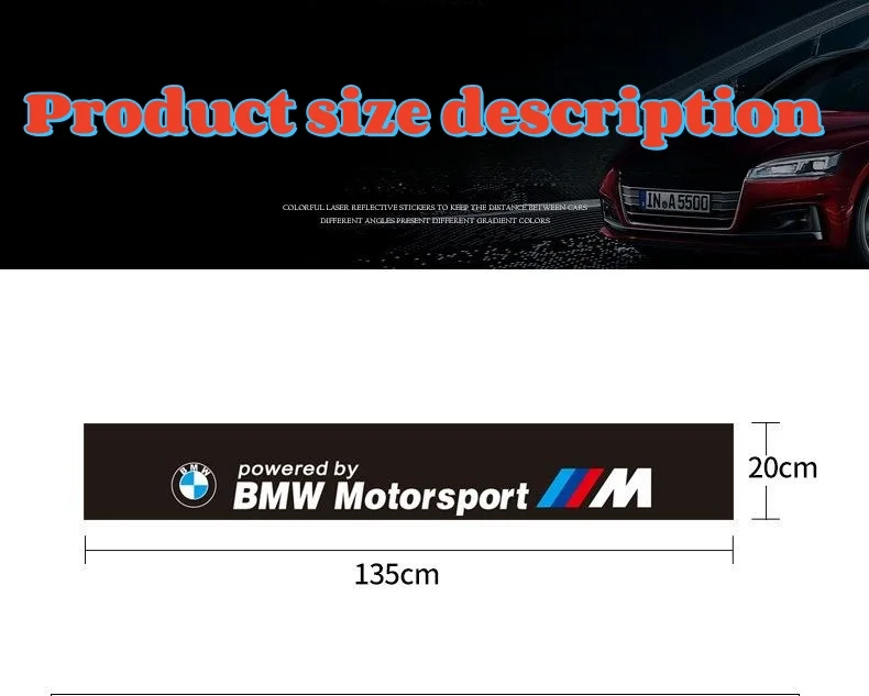 Car front windshield personalized fashion sports decorative stickers