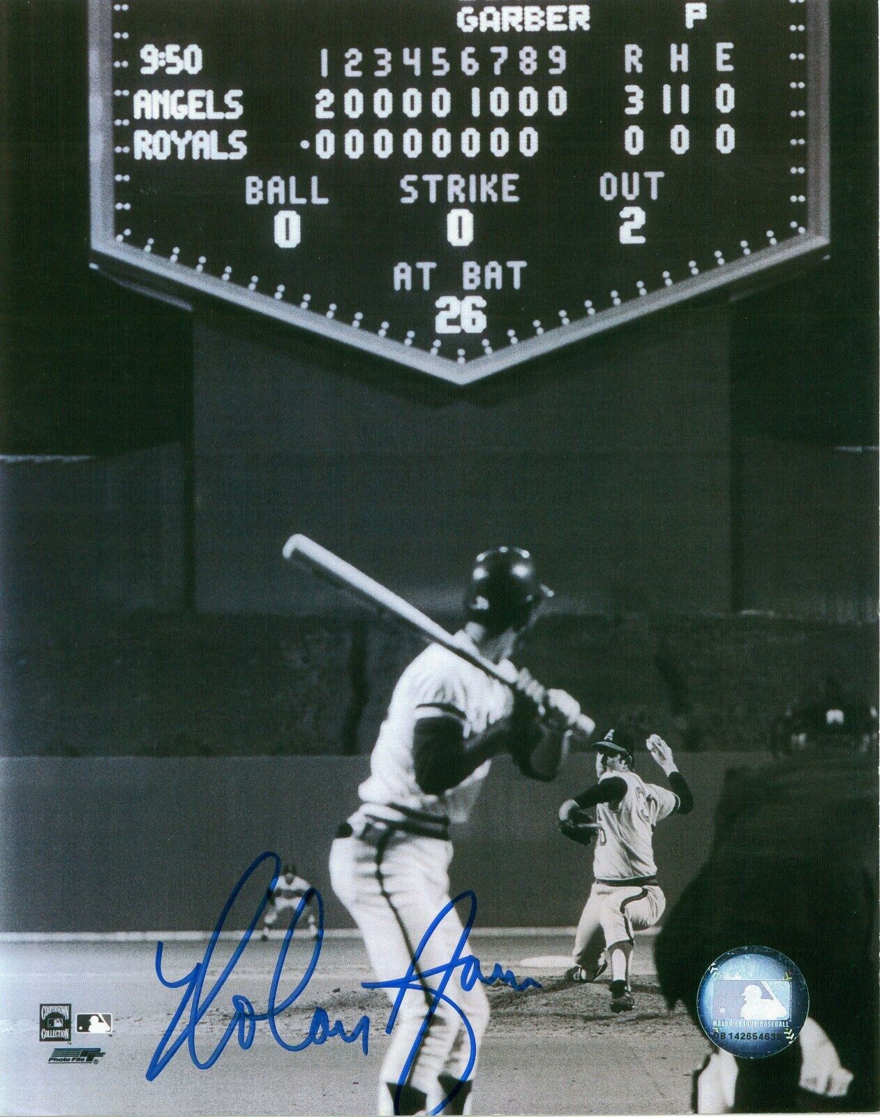 NOLAN RYAN - NO HITTER Autographed Signed 8x10 Reprint Photo Poster painting !!