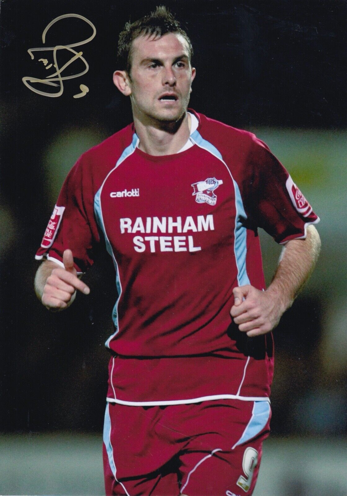 Paul Hayes Hand Signed 12x8 Photo Poster painting - Scunthorpe United - Football Autograph.