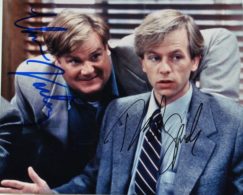 CHRIS FARLEY & DAVID Spade Cast Signed Photo Poster painting X2 Tommy Boy wcoa