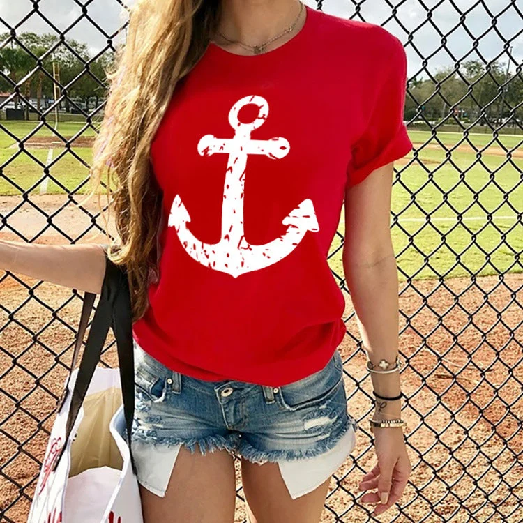 Anchor print T-shirt