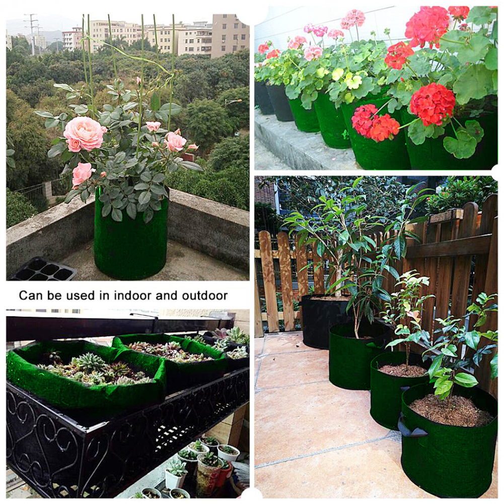 

Garden Plant Grow Bag Felt Vegetable Flower Potato Planter Growing Pot, 7 gallon, 501 Original
