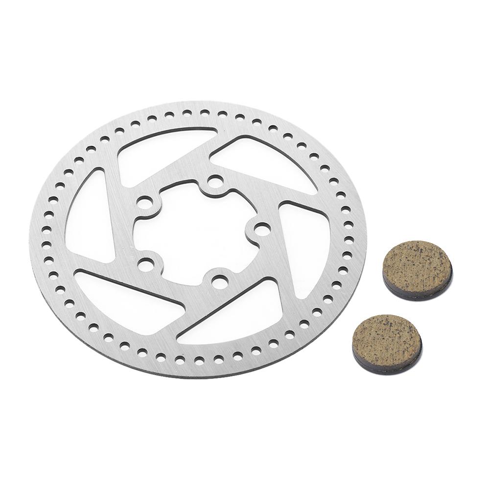 

M365 Electric Scooter Brake Pads Bike Brake Disc Skateboard Caliper Rotors, Silver, 501 Original