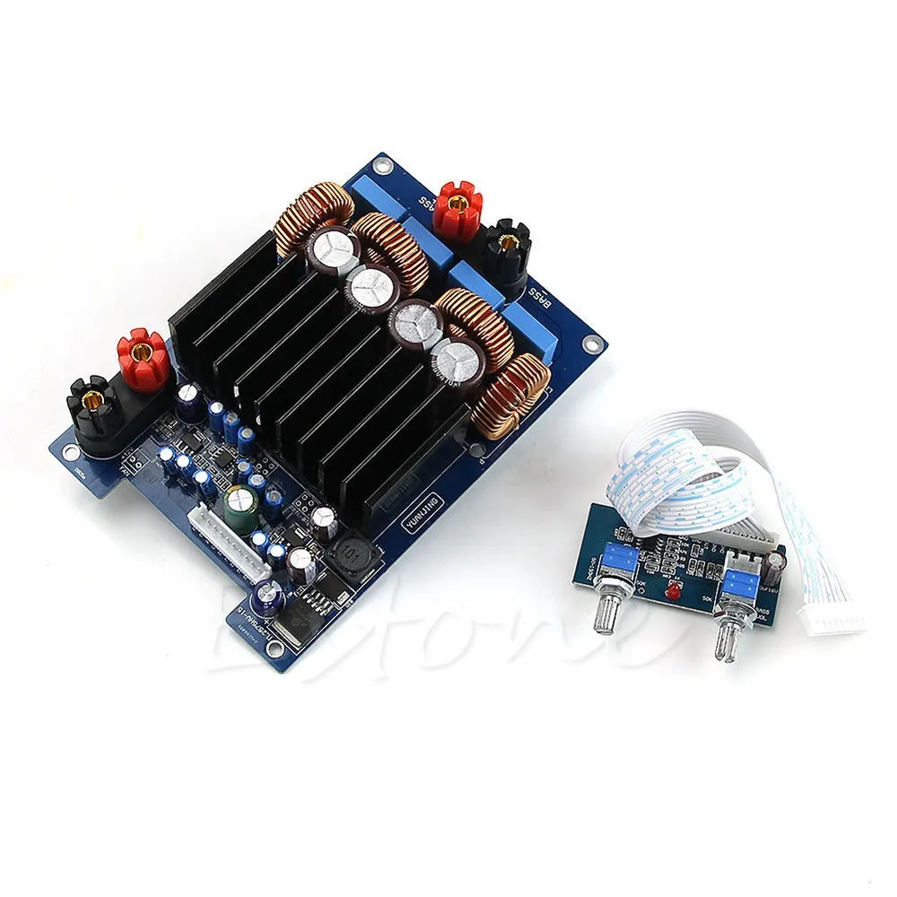 DC48V subwoofer frequency amplifier board 600 watt amp high-efficiency Output MOSFET TAS5630 600W class d amp mono