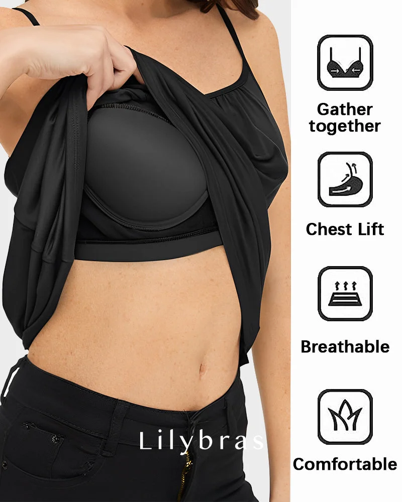 Lily®Women’s Fly Free Cooling Cami with Built-in Bra