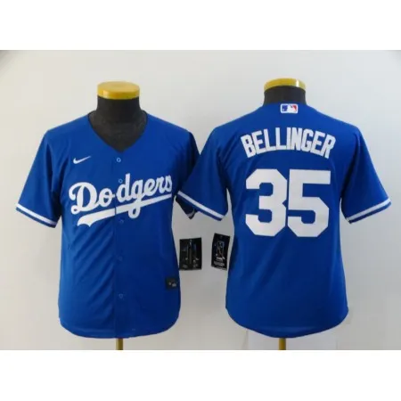 Youth Los Angeles Dodgers #35 Cody Bellinger Blue Cool Base Stitched MLB Jersey US8X